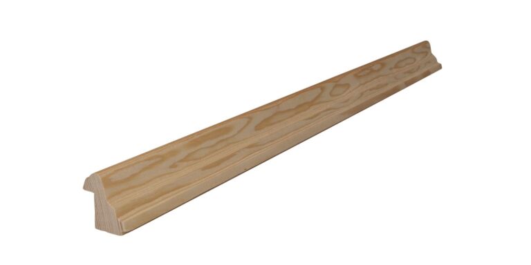 29 mm x 31 mm Glasfalzleiste Kiefer # 55 mit 8 mm x 20 mm Falz (Bild 1)