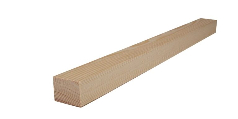 30 mm x 40 mm Rechteckleiste Kiefer (Bild)