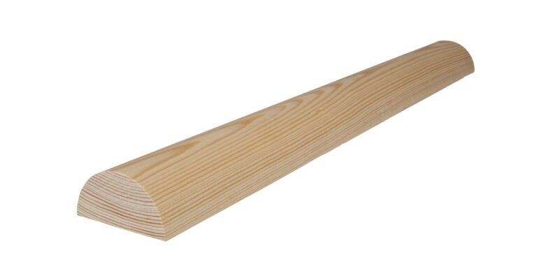 30 mm x 60 mm Halbrundleiste Kiefer (Bild)