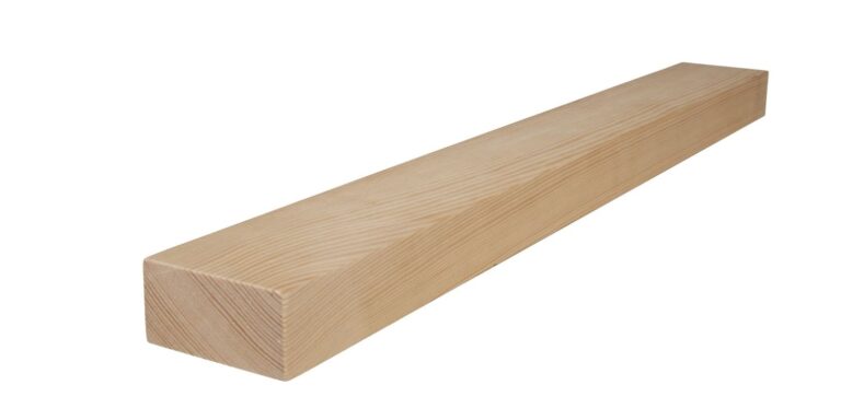 30 mm x 60 mm Rechteckleiste Kiefer (Bild)