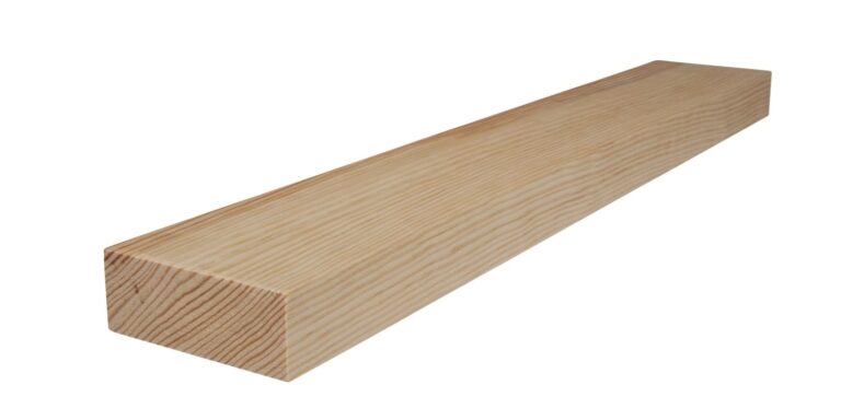 30 mm x 80 mm Rechteckleiste Kiefer (Bild)