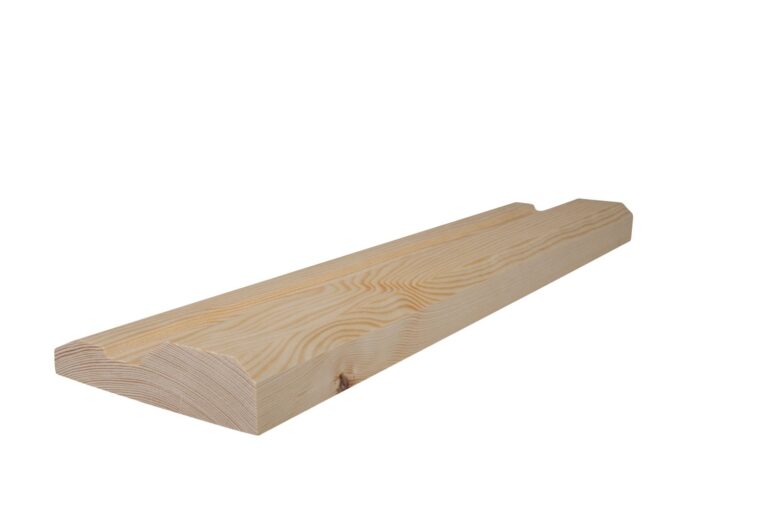 33 mm x 130 mm Türbekleidung Sockelstück Kiefer (Bild 2)