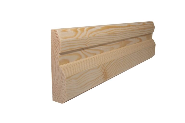 33 mm x 130 mm Türbekleidung Sockelstück Kiefer (Bild 3)