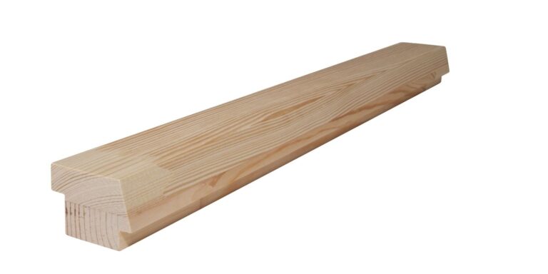 37 mm x 52 mm Fensterprofil Flügelholz Kiefer mit 9 mm x 22 mm Falz (Bild 1)