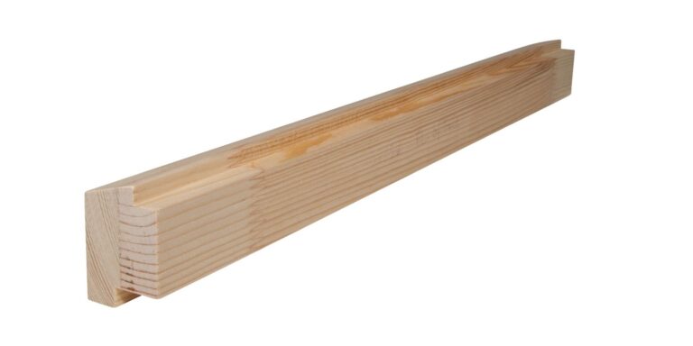 37 mm x 52 mm Fensterprofil Flügelholz Kiefer mit 9 mm x 22 mm Falz (Bild 3)