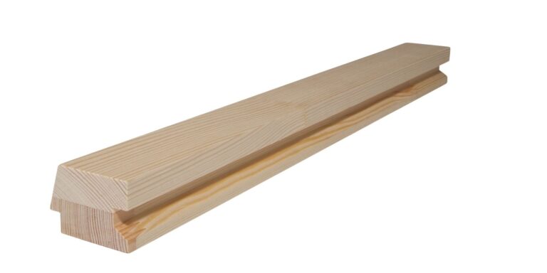 37 mm x 52 mm Fensterprofil Flügelholz Kiefer mit Quetschfalz (Bild 2)