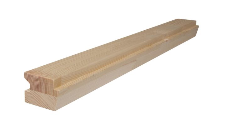 37 mm x 52 mm Fensterprofil Flügelholz Kiefer mit Quetschfalz (Bild 3)