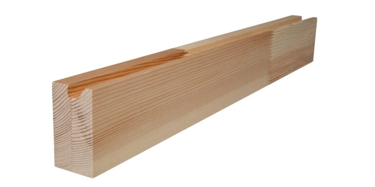 37 mm x 65 mm Blendrahmen Kiefer mit Quetschfalz (Bild 2)