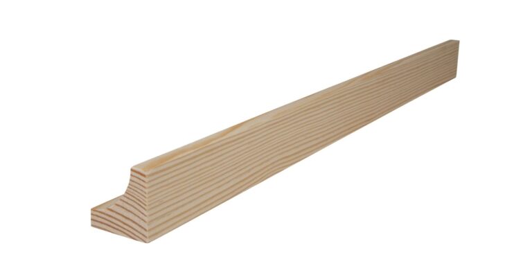 38 mm x 38 mm Hohlkehlleiste Kiefer (Bild 2)