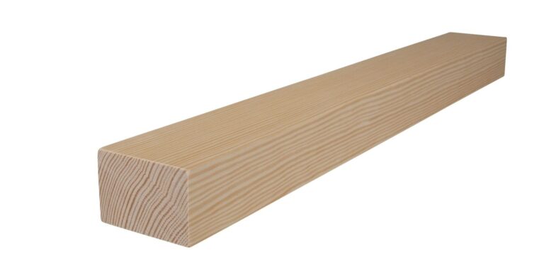 40 mm x 60 mm Rechteckleiste Kiefer (Bild)