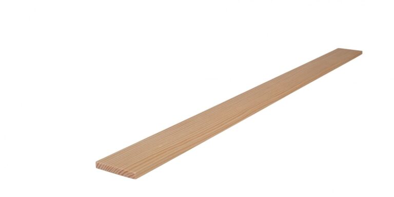 5 mm x 35 mm Rechteckleiste Kiefer (Bild)