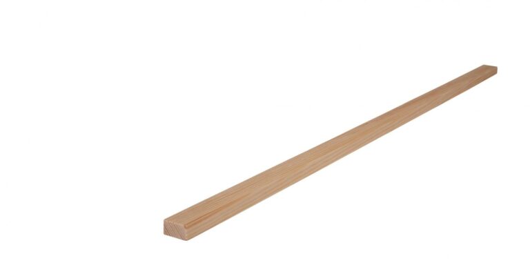 8 mm x 15 mm Rechteckleiste Kiefer (Bild)