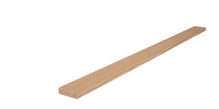 8 mm x 30 mm Rechteckleiste Kiefer (Bild)